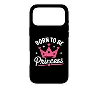 Carcasa para iPhone 17 Pro MAX Cute Crown Inspirational Quote Girls Born To Be Princess