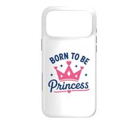 Carcasa para iPhone 17 Pro MAX Cute Crown Inspirational Quote Girls Born To Be Princess