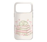 Carcasa para iPhone 17 Pro MAX Cute Dragon Books Fantasía Lectura Pastel Book Lover