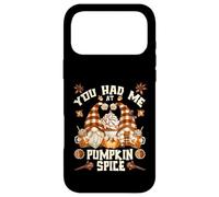 Carcasa para iPhone 17 Pro MAX Cute Fall GNOME For Thanksgiving You Had Me At Pumpkin Spice