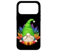 Carcasa para iPhone 17 Pro MAX Cute Garden GNOME with Lotus Flower For Mom & Yoga Teacher
