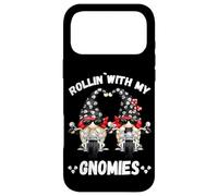 Carcasa para iPhone 17 Pro MAX Cute GNOME For Oldschool Biker Kids Rollin`with My Gnomies