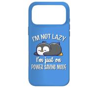 Carcasa para iPhone 17 Pro MAX Cute Kawai Kids Lazy Power Saving Penguin Lover