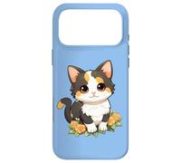 Carcasa para iPhone 17 Pro MAX Cute Kawaii Kids Girls Womens Flowers Calico Cat Lover