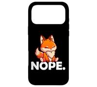 Carcasa para iPhone 17 Pro MAX Cute Kawaii Mens Womens & Kids Nope Red Fox Lover