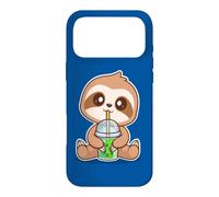 Carcasa para iPhone 17 Pro MAX Cute Kawaii Womens Kids Girls Boba Bubble Tea Sloth Lover