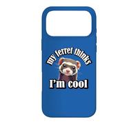 Carcasa para iPhone 17 Pro MAX Cute Mens Womens Kids Lover Ferret Thinks Im Cool