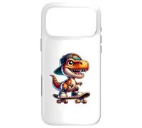 Carcasa para iPhone 17 Pro MAX Cute T-Rex Skateboard Baby Dinosaur Cartoon for Kids