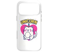 Carcasa para iPhone 17 Pro MAX Cute Unicorn Cat Design for Fantasy Loving Feline Fans