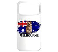 Carcasa para iPhone 17 Pro MAX Cute Vacation Melbourne Australian Flag Animal Quokka Lover