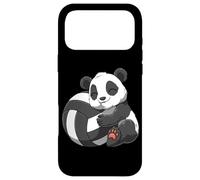 Carcasa para iPhone 17 Pro MAX Cute Volleyball Panda Hugging Volleyball