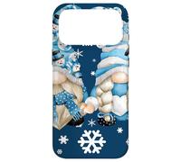 Carcasa para iPhone 17 Pro MAX Cute Winter Gnomes with Snowflakes Snowball Decor & Snowman