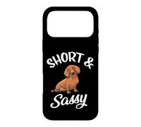 Carcasa para iPhone 17 Pro MAX Cute Womens Girls Kids Doxie Short & Sassy Dachshund Lover