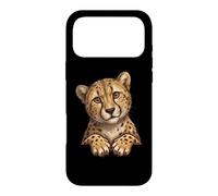 Carcasa para iPhone 17 Pro MAX Cute Womens Girls Moms Peeking Pocket Savanah Cheetah Lover
