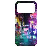 Carcasa para iPhone 17 Pro MAX Cyberpunk City Sci Fi Night Tokio Japón Urban Noir Dystopia
