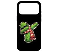 Carcasa para iPhone 17 Pro MAX Dabbing Cozy Cactus Usando Bufanda Hilo Amante Fibra Artista
