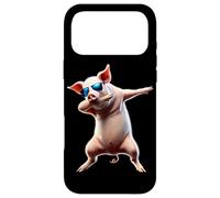 Carcasa para iPhone 17 Pro MAX Dabbing Pig Farmer Hog Dab Dance