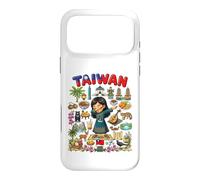 Carcasa para iPhone 17 Pro MAX Dabbing Taiwán Girl Flag Dress Taipei Bubble Tea Pride Kids