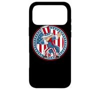 Carcasa para iPhone 17 Pro MAX Dabbing Uncle Sam America Flag Patriotic 4th of July