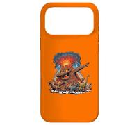 Carcasa para iPhone 17 Pro MAX Dabbing Volcano Geography Volcanologist Scary Dinosaur