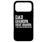 Carcasa para iPhone 17 Pro MAX Dad Grandpa Great Grandpa Gifts Father's Day Birthday
