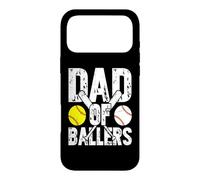 Carcasa para iPhone 17 Pro MAX Dad of Ballers Baseball Dad for Men Father's Day Baseball