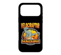 Carcasa para iPhone 17 Pro MAX Dadasaurus Velociraptor Dinosaur Dad Dinosaurs Lover Fathers