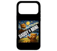 Carcasa para iPhone 17 Pro MAX Daddy & Mini Cute Bear Matching Día del Padre Noche Estrellada
