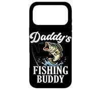 Carcasa para iPhone 17 Pro MAX Daddy'S Fishing Buddy Funny Cita Fisherman Papa Boys Girls