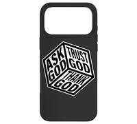 Carcasa para iPhone 17 Pro MAX Dados Ask God x Trust God x Thank God