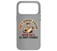 Carcasa para iPhone 17 Pro MAX Dad'S Service Station All Night Feedings Fatherhood