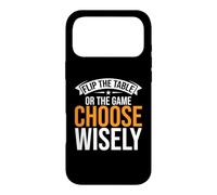 Carcasa para iPhone 17 Pro MAX Dale la Vuelta a la Mesa o el Juego, Elige Wisely Game Night