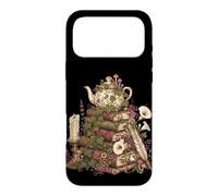 Carcasa para iPhone 17 Pro MAX Dark Academia Cottagecore Tea Books Botanical Mushroom