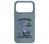 Carcasa para iPhone 17 Pro MAX Darts Dinosaur Darts Jugador de Dardos Trex Lanzador de Dardos