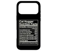 Carcasa para iPhone 17 Pro MAX Datos nutricionales de Cat Hugger Funny Feline Lover Owner