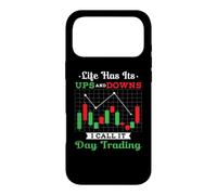Carcasa para iPhone 17 Pro MAX Day Trading Gráfico de Velas del Mercado de valores Juego de Palabras sarcástico