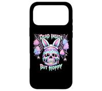 Carcasa para iPhone 17 Pro MAX Dead Inside But Hoppy Skull Bunny Pastel Goth Easter