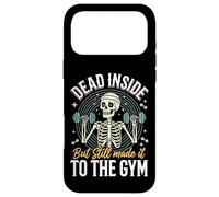 Carcasa para iPhone 17 Pro MAX Dead Inside But Still Made It To The Gym Culturista