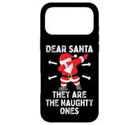 Carcasa para iPhone 17 Pro MAX Dear Santa They're The Naughty Ones Cool Christmas Quotes