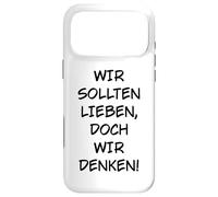 Carcasa para iPhone 17 Pro MAX Deberíamos amar, Pero pensamos