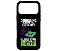 Carcasa para iPhone 17 Pro MAX Debugging Is Being The Detective Programmer Code
