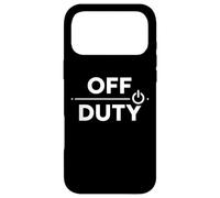 Carcasa para iPhone 17 Pro MAX Declaración de mentalidad Relajada mínima Fuera de Servicio