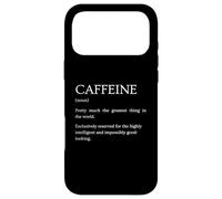 Carcasa para iPhone 17 Pro MAX Definición de cafeína - Explicación Divertida del café sarcástico
