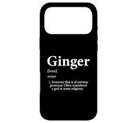 Carcasa para iPhone 17 Pro MAX Definición de Jengibre Nombre Divertido Pelo Rojo Cumpleaños Orgullo de Jengibre