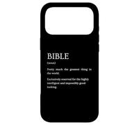 Carcasa para iPhone 17 Pro MAX Definición de la Biblia - Explicación Bíblica Sarcástica Divertida