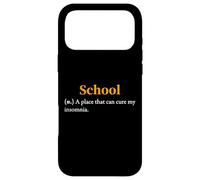 Carcasa para iPhone 17 Pro MAX Definición de la Escuela Divertido Estudiante Universitario Aula Humor Broma