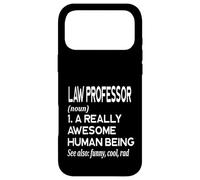 Carcasa para iPhone 17 Pro MAX Definición de Profesor de Derecho Juicio judicial de Abogado Universitario Divertido