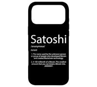 Carcasa para iPhone 17 Pro MAX Definición de Satoshi Criptomoneda Bitcoin Satoshi Nakamoto