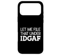 Carcasa para iPhone 17 Pro MAX Déjame presentar eso bajo I D G Un Maldito Divertido sarcástico humorístico