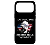 Carcasa para iPhone 17 Pro MAX Demasiado Genial para el Gobierno británico 4 de Julio George Washington